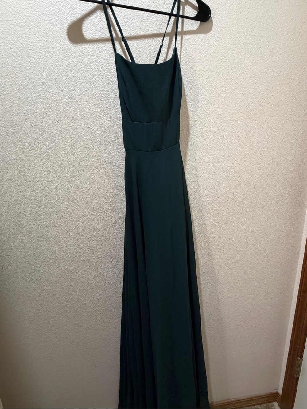 HOCO Teal New Lulus Spaghetti-Strap Maxi Dress